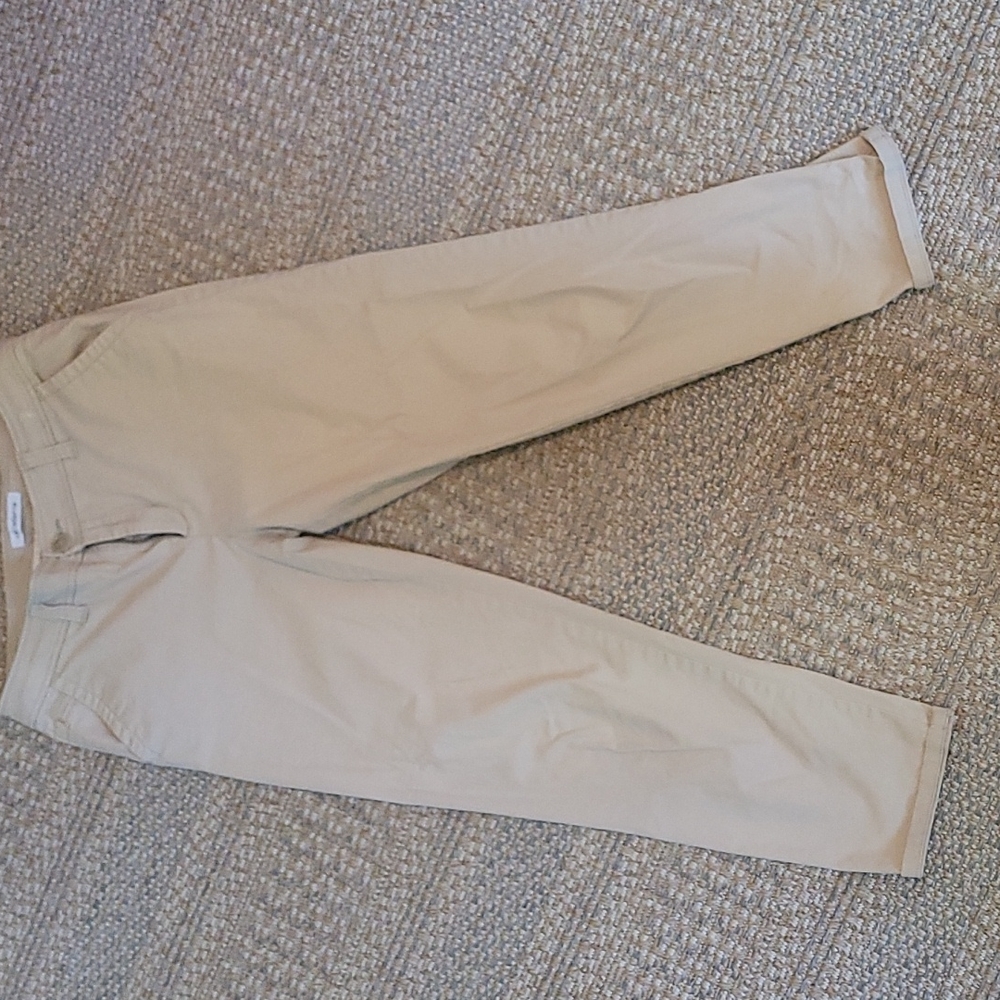 Liz Claiborne Cropped Khaki Chinos